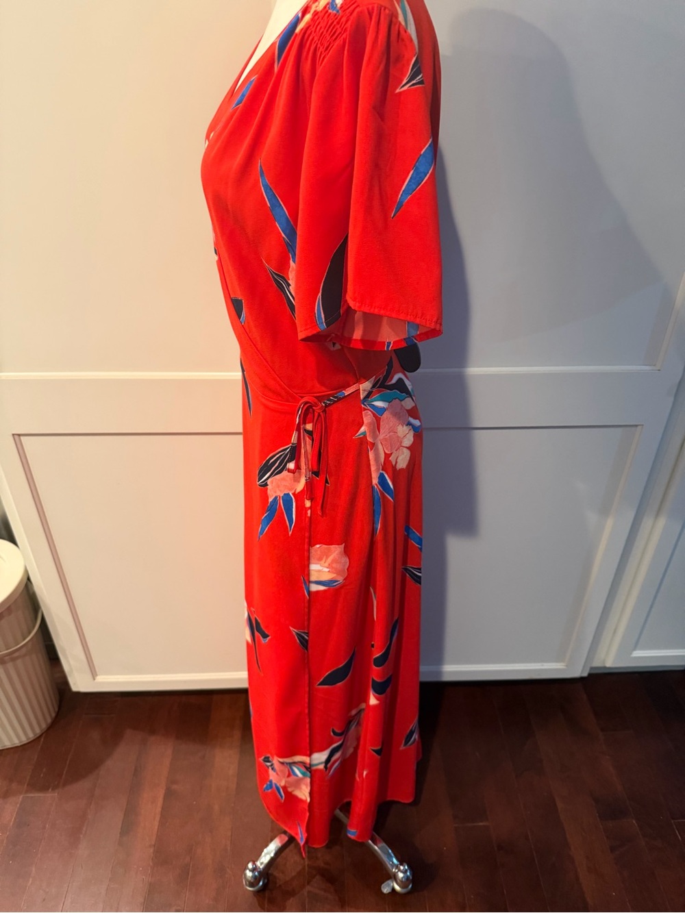 a new day Red Floral Wrap Maxi Dress - Picture 2 of 6